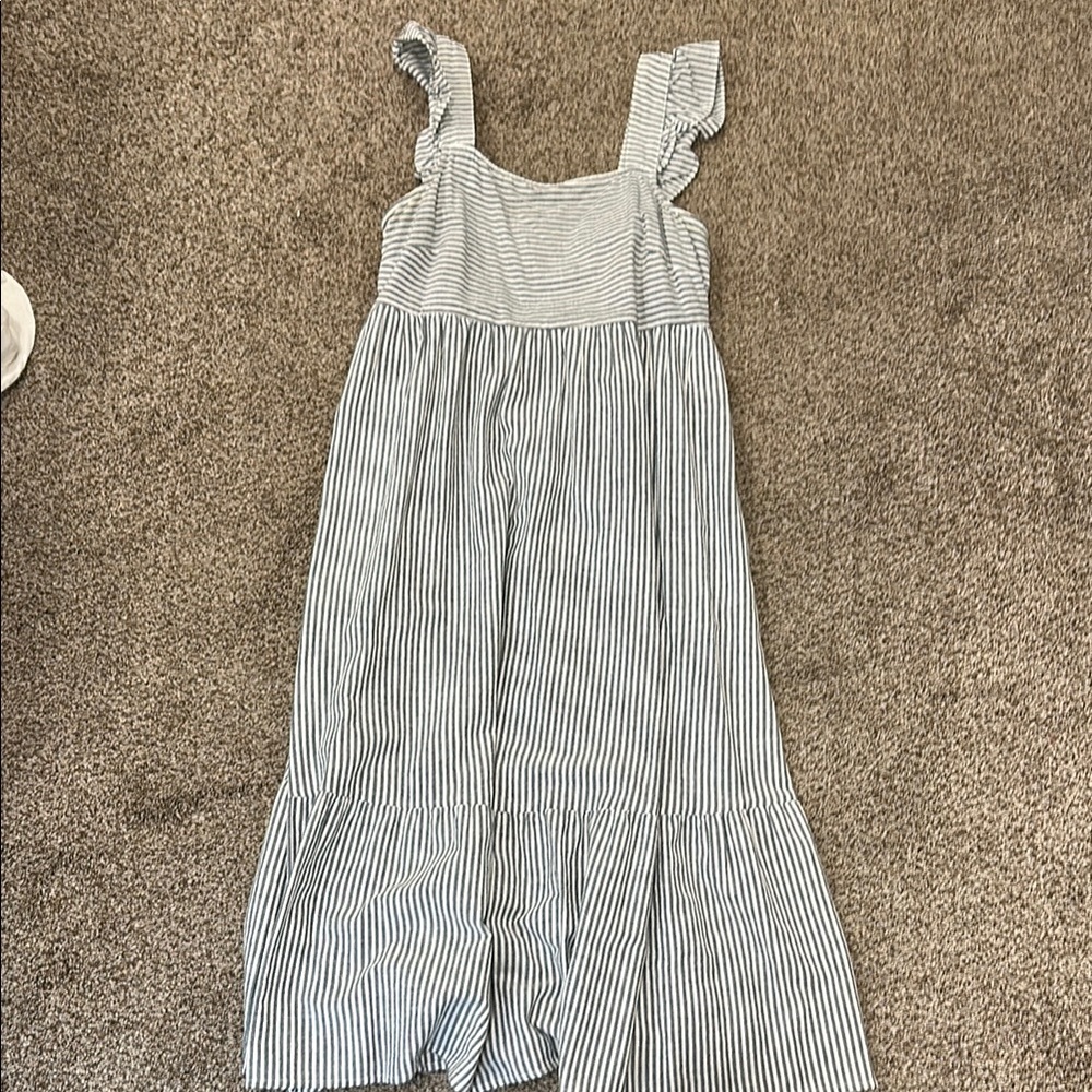 Universal Thread Blue and White Striped Dress